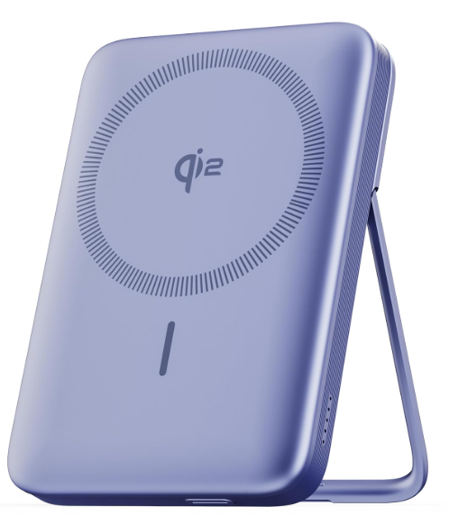 Purple wireless charger with stand