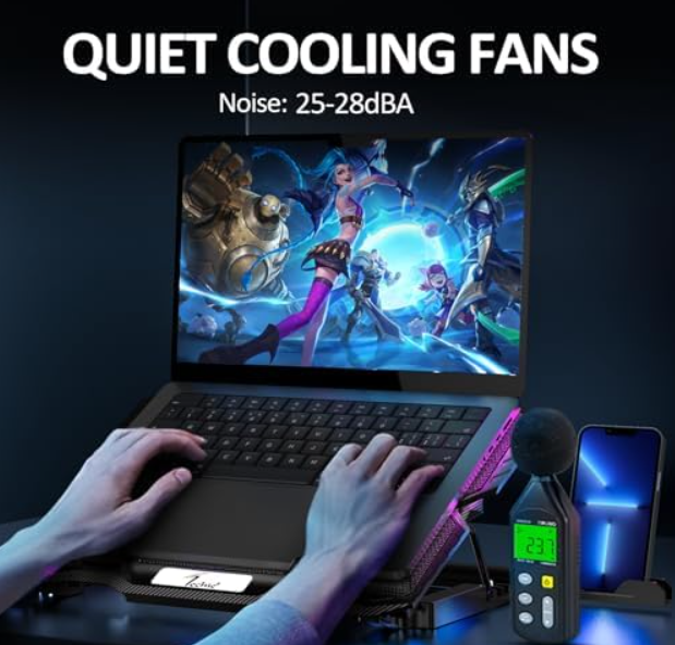 TECHIE Dual Fan Laptop Cooling Pad