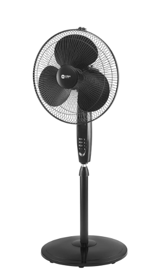 Orient Electric Stand-82 Pedestal Fan black front view"