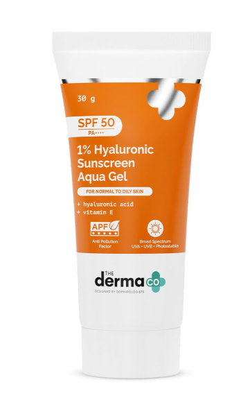 The Derma Co Hyaluronic Sunscreen SPF 50 Review