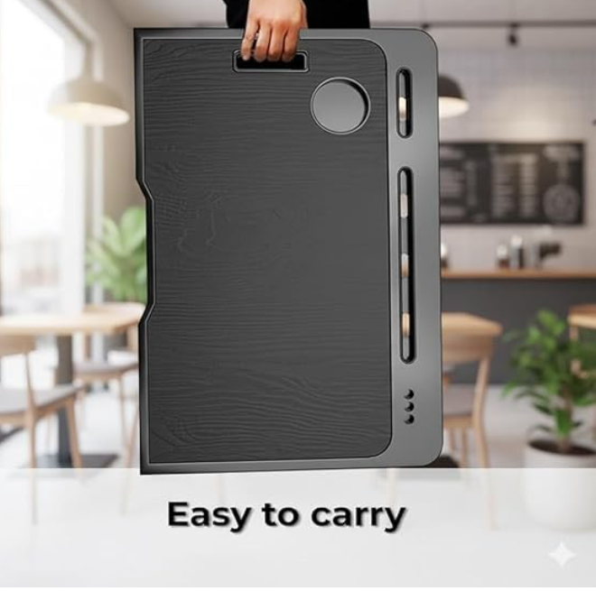 Derbus foldable laptop table top view