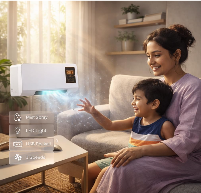 Mini AC portable air cooler for home and office use