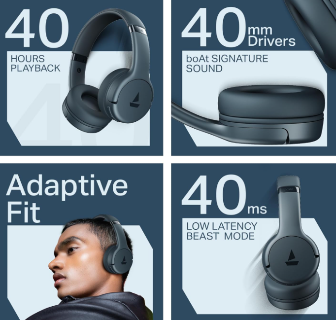 Boat wireless headphone