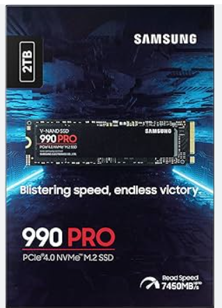 Samsung 990 PRO SSD 2TB PCIe 4.0 NVMe M.2 Internal SSD