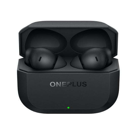 OnePlus Nord Buds 3r wireless earbuds in Ash Black charging case