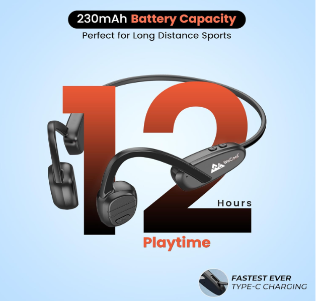 Wecool Moonwalk M2 Review - Open ear bone conduction headphones with Bluetooth V5.3