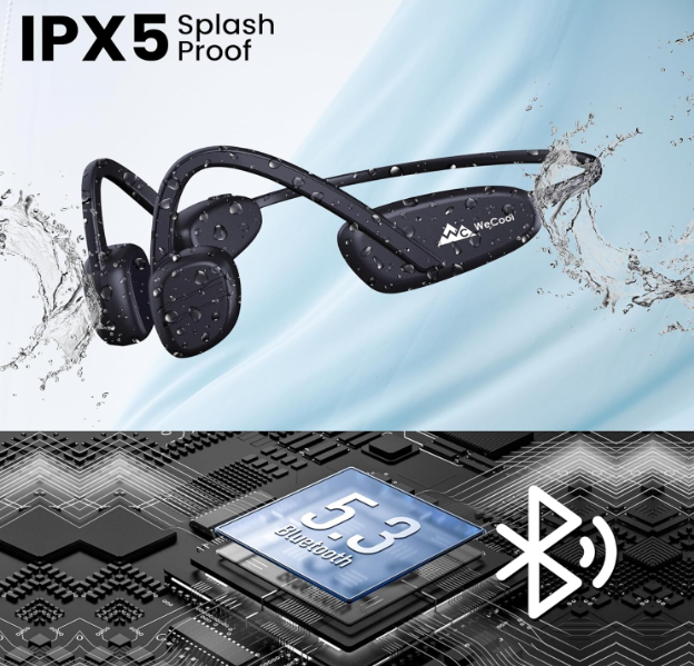 Wecool Moonwalk M2 Review - Open ear bone conduction headphones with Bluetooth V5.3